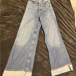 Agolde Light Blue Flare Jeans